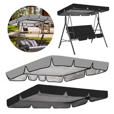Patio Swing Chair Canopy Replacement Waterproof Sun Shade Cover UV-Resistant Hammock Swing Seat Canopy Porch Swing Canopy Replacement