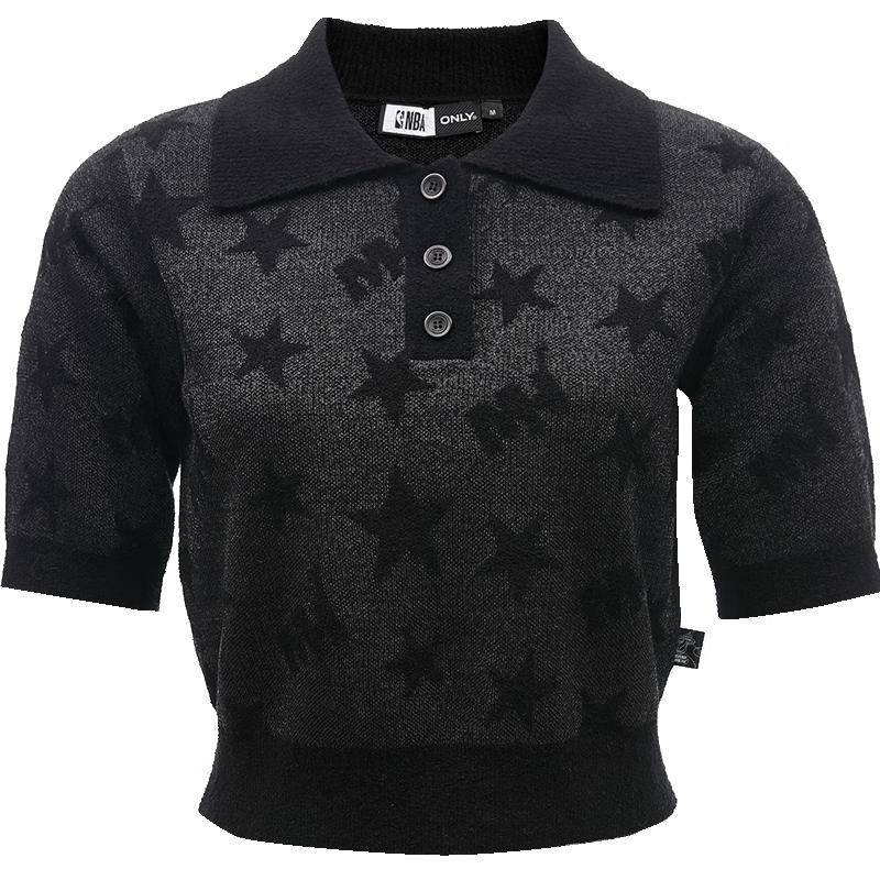 ONLY Women's NBA Co-branded Short-Sleeve Polo Knit Top