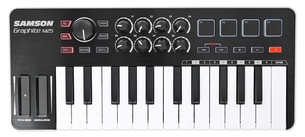 SAMSON Graphite M25 Keyboard Controller USB/MIDI