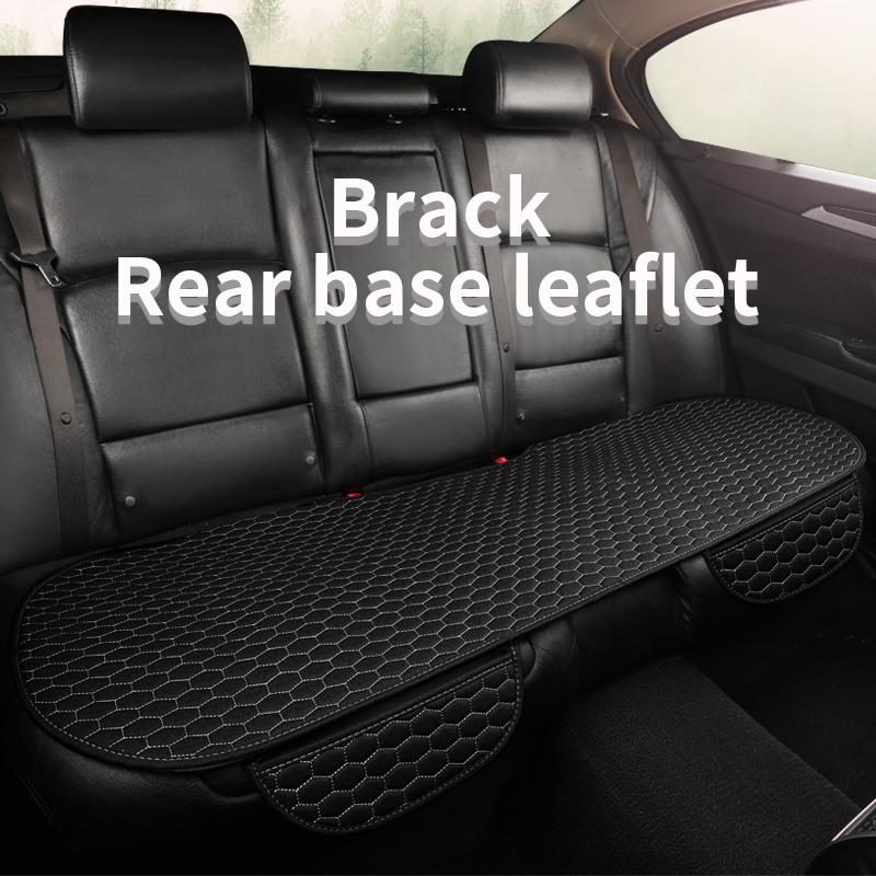 Flax Car Seat Cover Four Seasons Front Rear Linen Fabric Cushion Breathable Protector Mat Pad Auto Accessories Universal