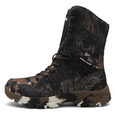 New Men Tactical Boots Waterproof Outdoor Casual Ankle Man Boot Desert Climbing Hunting Work Safety Hiking Forest Fire Fighting