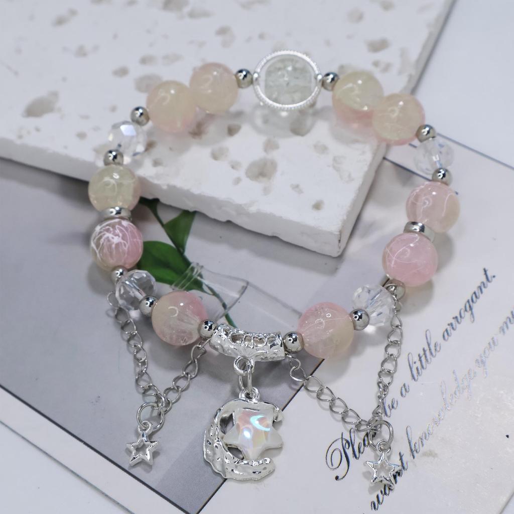Mori Style Mermaid Crystal Bracelet – Versatile Niche Design for Women, Ideal for Students and Best Friends