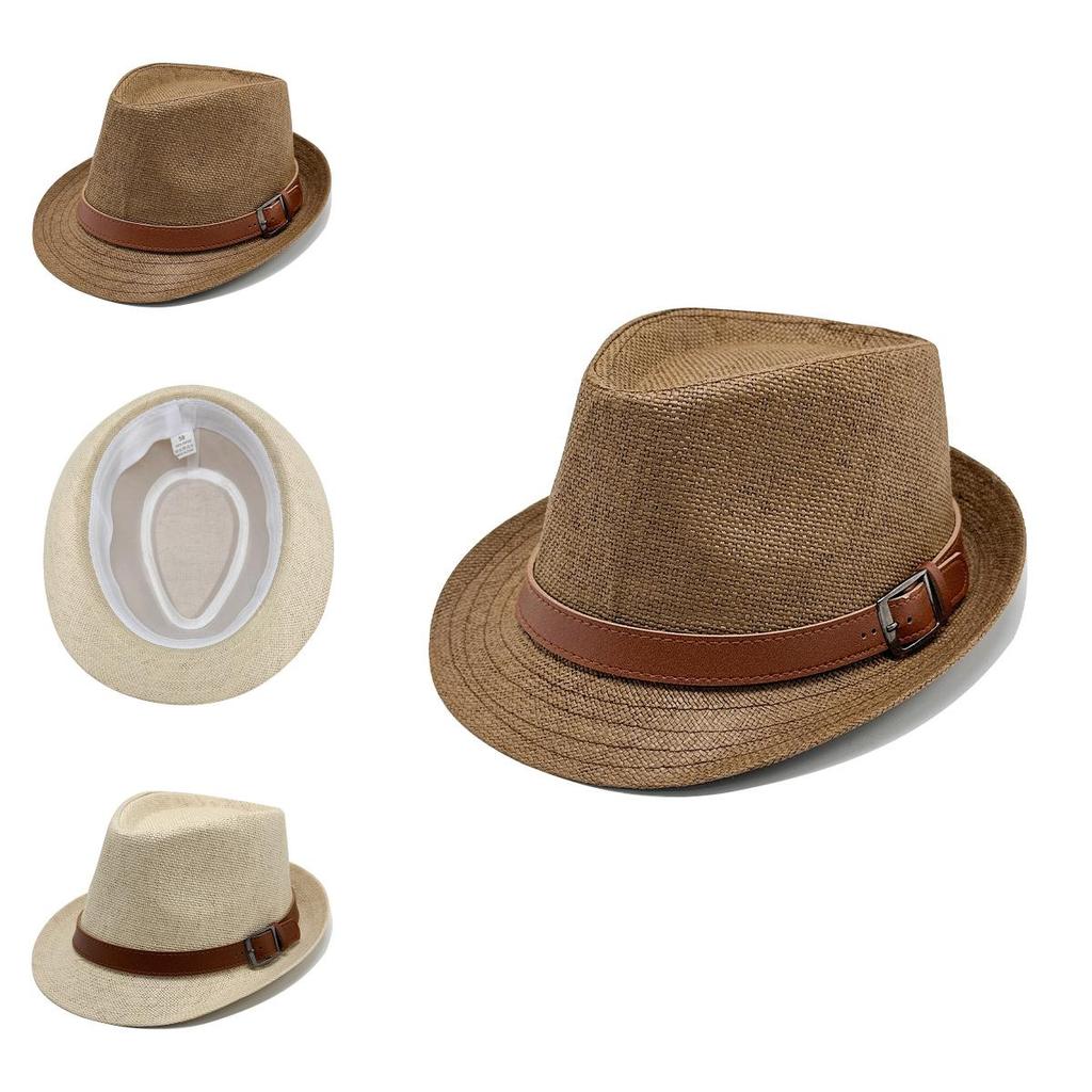 Sommer Strohhut mit Sonnenschutz und atmungsaktivem Design für Damen Herren