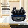 X22 Ear-Clip Bone Conduction Sports Bluetooth Headphones with Digital Display & Long Battery Life