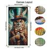 Hat Owl Flower Large Size Diamond Painting Animals Diy Full Square Round Drill Rhinestone Embroidery Mosaic Cross Stitch Kits