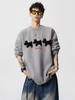 Men's Winter Cartoon Fleece Sweater - Round Neck, Loose Fit, Versatile for Casual Couples