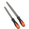 Cut Mill File Flat, 6/8 Inch Flat Hand File with High Carbon Hardened Steel, Ergonomic Grip, Plastic Handle, Finder Flat File for Sharpening Mill