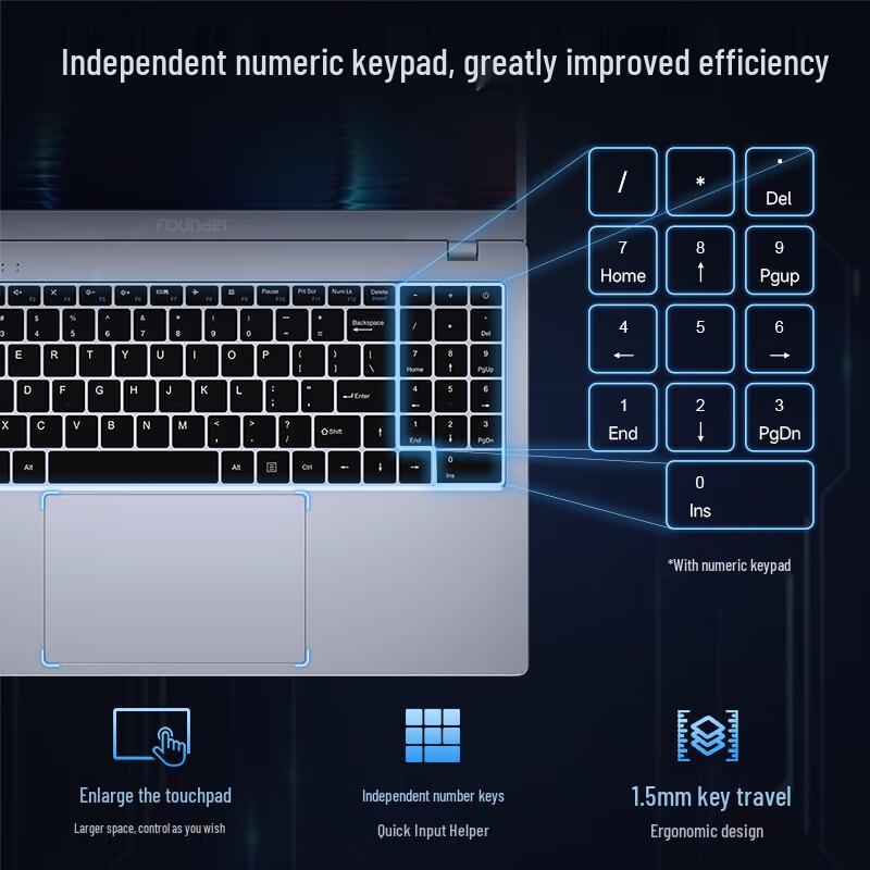 Founder Kunpeng Series 15.6-inch Business Laptop (CN version)