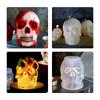 Scarface Schädel Kerze Silikonform DIY Halloween Dekorative Kerze Handgemachte Seife Gips Epoxid Kunsthandwerk Gießwerkzeug Für Zuhause Geschenk