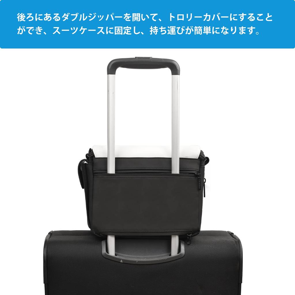 Cwatcun Camera Shoulder Waterproof Camera Case for Large Lightweight Bag, Stylish, Nikon, Canon, Sony, DSLR, SLR, Capacity, Unisex, Fashionable,