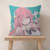 Anime Bocchi The Rock  Pillow Cushion Cover Pillowcase Living Room Sofa Home Decor Customized