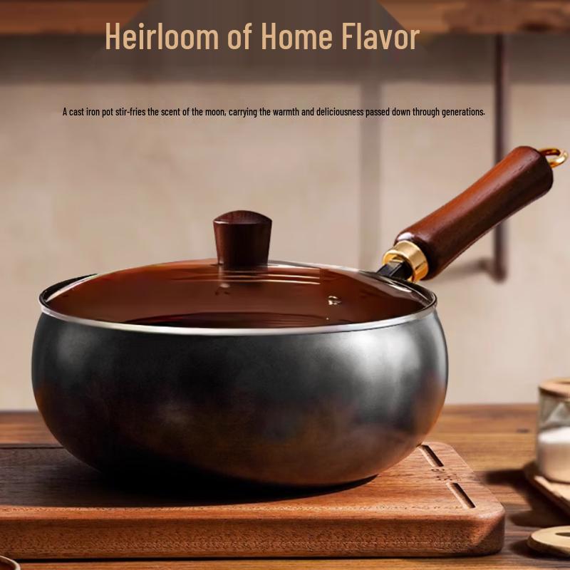 Royalstar Hand-Forged Deep Iron Wok