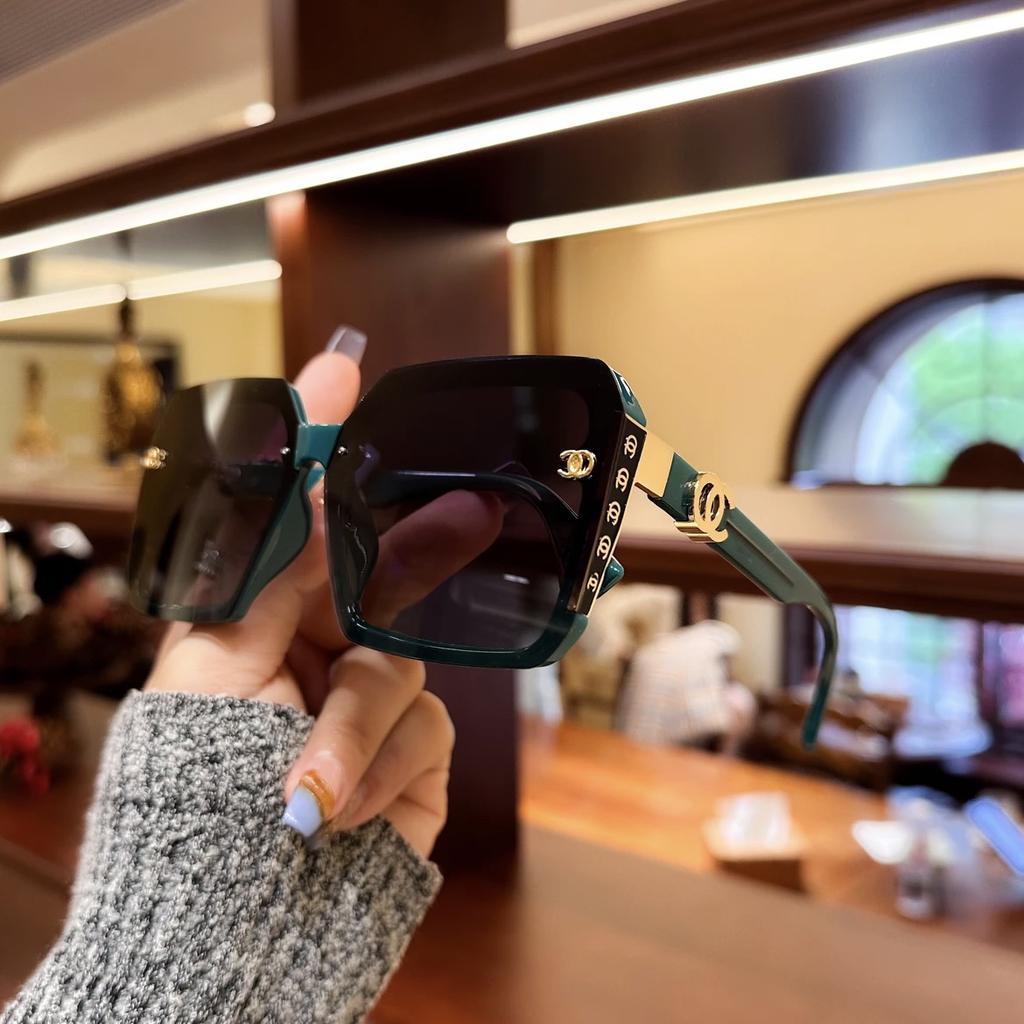 Módní nadrozměrné sluneční brýle Dámské UV400 Vintage čtvercové brýle Designové sluneční brýle Značka Oculos