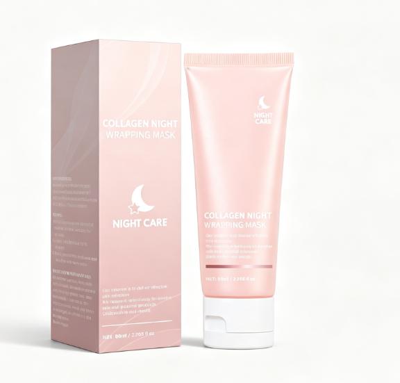 Collagen Peel-Off Mask Night Repair Firming Lifting Deep Cleansing Blackhead Remover Skincare Face Mask