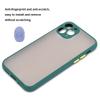 2PCS Cover Phone Case  Frosted Texture Translucent Anti Drop Colorful Keys for IOS 11 Pro(Phone Case for IOS 11 Pro )