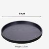 Round Wooden Pallet,  Multifunctional Storage Plate, Tea Tray,Food, Bread Pan, Household Kitchen Supplies, Black, Brown, 21-37cm