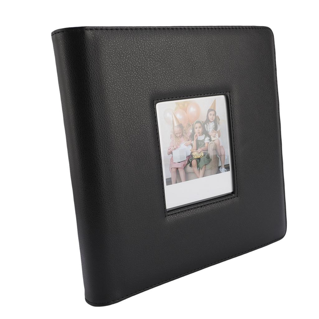 Fotoalbum vhodné pro široké fotografie 300 400 90x110mm, 36 stran, kapacita 288 fotografií, obal z PU kůže, přední okénko