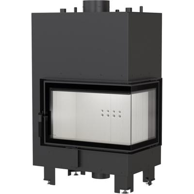 Water Heating Fireplace KRATKI MBM Right 12 kW Ø 180 Self Closing Door