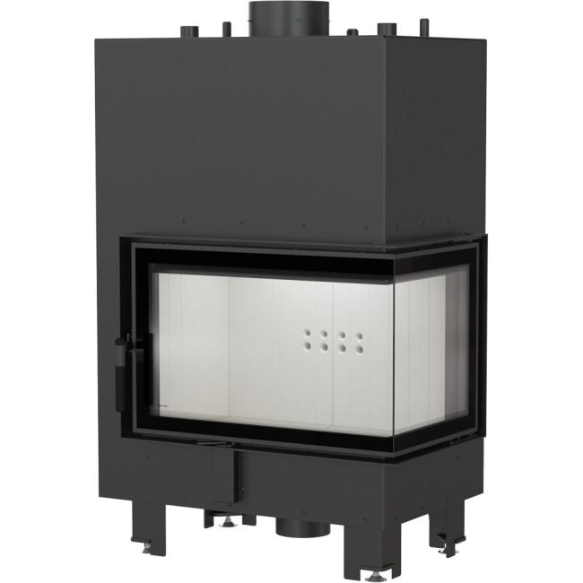 Water heating fireplace KRATKI MBM Right 12 kW Ø 180 self closing door