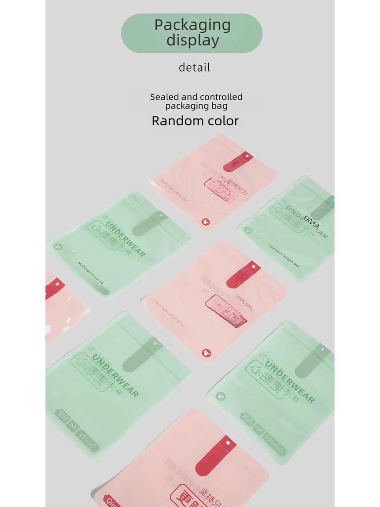 60-Pack Breathable Cotton Menstrual Briefs: Antibacterial, Leak-Proof Mid-Waist Women's Underwear