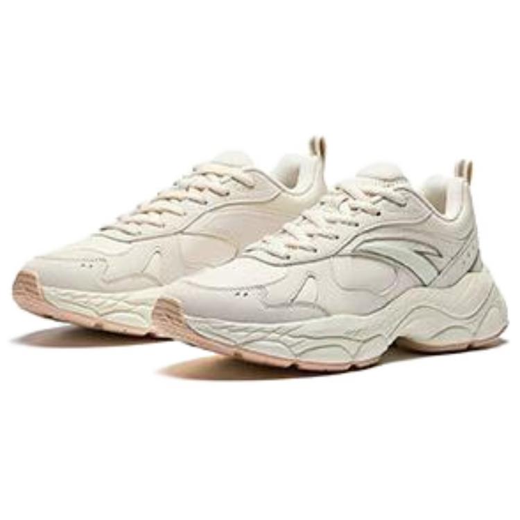 Anta Fashion Simple Classic Non-Slip Lightweight Increased Height Low-Top Casual Shoes Women sneaker 922548802-5