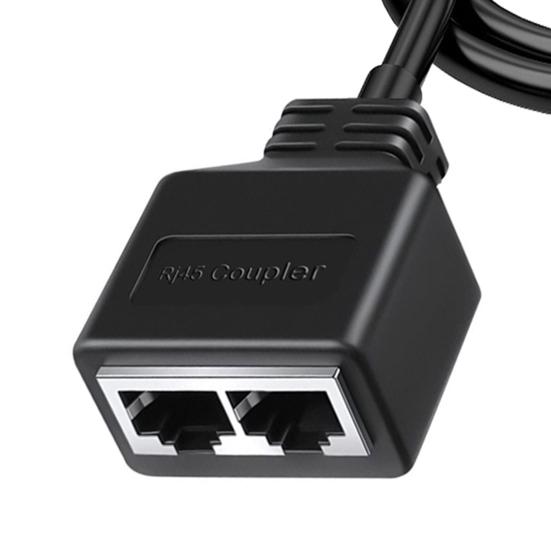 RJ45 Gigabit Network to 2 Ways Splitter 1 100m Transmission Two Devices Access