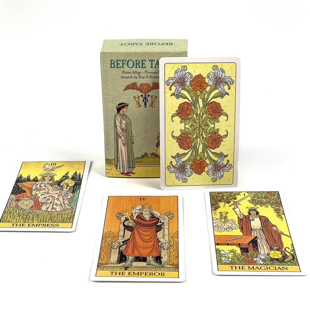 Before Tarot Deck Original Tarot Cards Games Oracle Deck Classic Divination Playing Games For Beginners ,Party Cards Game 14+