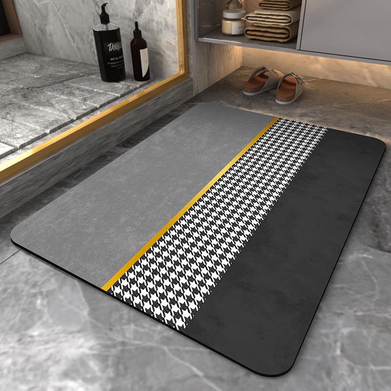 Luxury Diatom Mud Water-Absorbing Non-Slip Quick-Dry Bathroom Mat