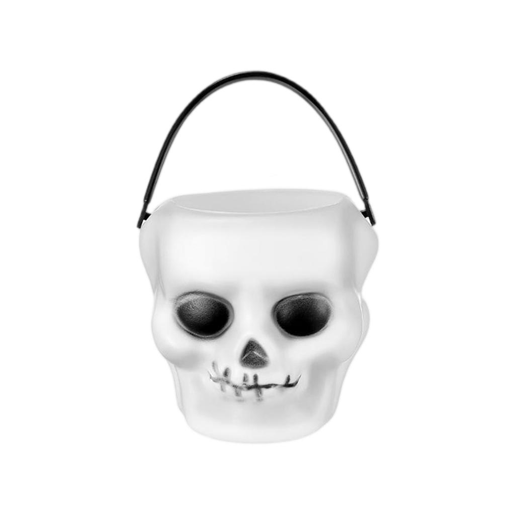 Halloween Trick Or Candy Rack Candy Can With Handle Children's Snack Bucket Halloween Decoration