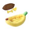 Banana Pet Bed Cute Nest with Cushions Ultra-Soft for Cats, Young Dogs