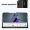 Pouzdro pro Samsung Galaxy Z Fold 8 Ultra, Chytré pouzdro s kompletní ochranou - Černé - 2 tvrzená skla