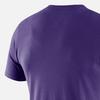 Nike Los Angeles Lakers Casual Print Crew Neck T-Shirt Men Tops Purple DA7479-547