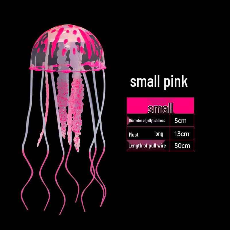 Simulated Silicone Jellyfish Coral Decor for Aquariums