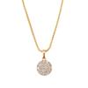 Unique Design Gift Items Diamond Wedding Engagement Jewelry Beautiful Gold Plated Pendants Necklace