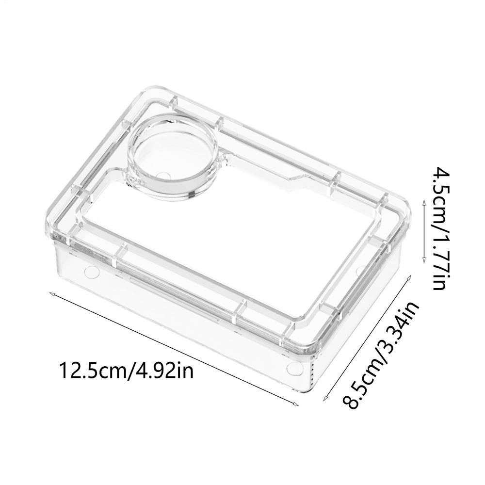 

Reptile Food Dish Anti-Escape Crested Gecko Food Dish Small Animal Feeders For Spider Lizard Tortoise Cage Tank Chameleon светло-серый