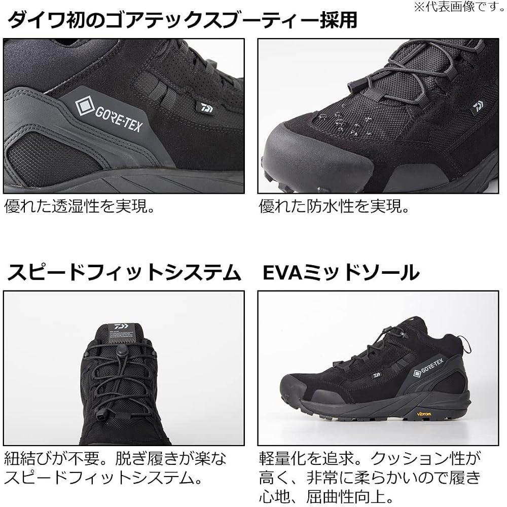 Daiwa DS-3301G Limited High-Cut Gore-Tex Fishing Shoes Gray Size 27.0