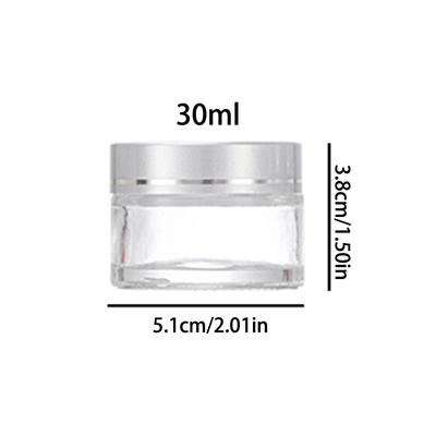 1 szt. 5 ml 9 ml szklany słoik do pielęgnacji skóry krem pod oczy słoiki na balsam butelka do ponownego napełniania makijaż cień do powiek przechowywanie pojemnik kosmetyczny