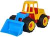 LKW Kipper with Excavator Toy Set, 29cm/36cm, Soft Rubber Tires, Sand Play Toys for Kids Ages 10 Months and Up