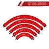 Woodworking Router Templates Arc Angle Positioning Template, Corner Radius, Reusable Positioning Tool R100-R300 Radius Jig