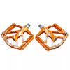 Wellgo B252 Flat Pedals Low Profile Design, Orange,WE3098