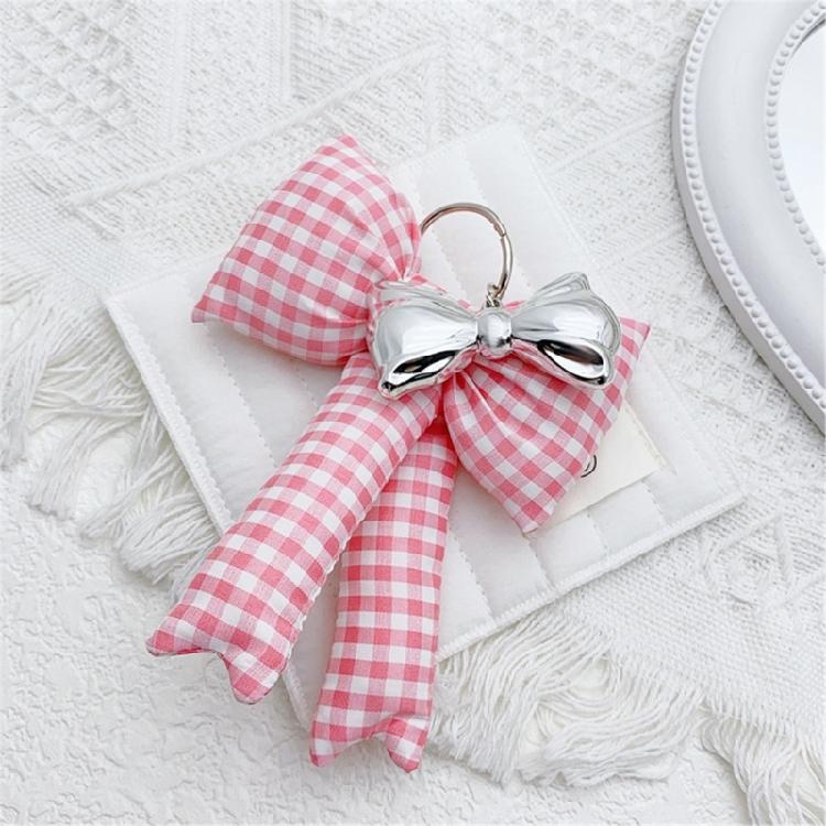 Fashionable Phone Charm Unique Bowknot Keychain Trendy Butterfly Bows Pendant Keyring Ornament Accessory for Purse Bag