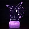 Pikachu Led Night Light 3d Illusion Lamp Bedside Kids Gifts Bedroom