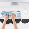 Angel Wing Shaped Keyboard Wrist Rest - Memory Foam Ergonomic Wrist Support Pad Set Non-Slip Silicone for Computer Laptop