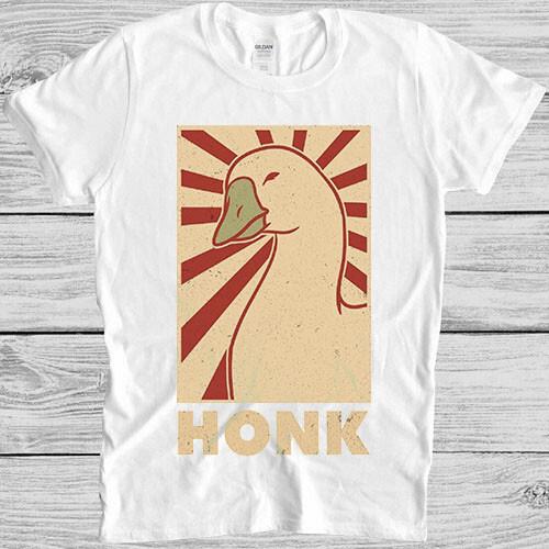 Honk Goose Duck Animal Funny Meme Tee Style Movie Music Top Gift T Shirt 2800 XL
