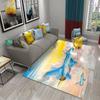 3D Colorful Oil Painting Airplane Carpet for Living Room Bedroom Decor Rugs Bathroom Kitchen Non-slip Floor Mat Home Decor Rugs