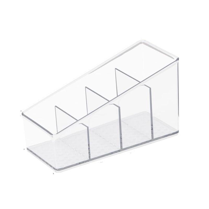 

4 Grids Desktop Organizer Remote Control Holder TV Remote Control Storage Organizer Desk Storage Box for Phone Air Conditioner