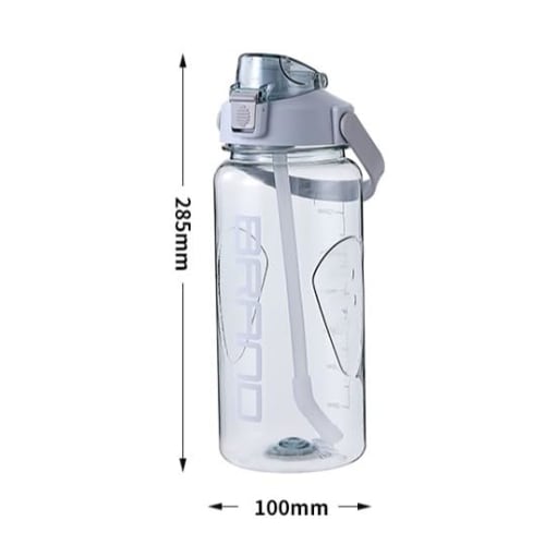 NAWEN 1500ml Large Capacity Water Bottle with Straw, Dual-Use, One-Click Opening, Direct Drinking, Leak-Proof, for Adults and Children, Outdoor Sports