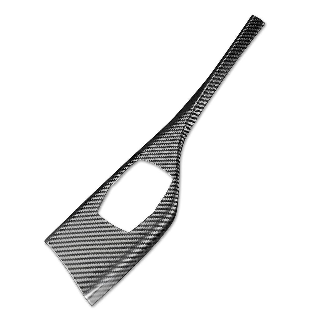 AIRSPEED Carbon Fiber Console Multimedia Button Panel Cover for BMW and Custom Interior Drive Only F20, F21, F22, Accessory, Right-Hand (Black)