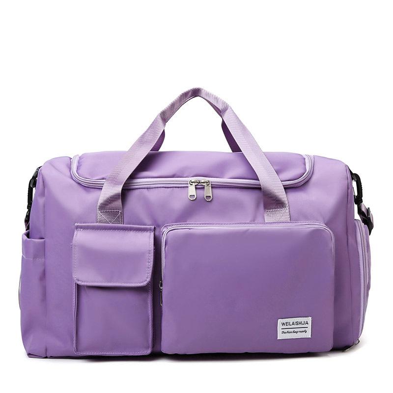 

Дорожная сумка Влажная и сухая разделительная сумка для занятий йогой и фитнесом фиолетовый