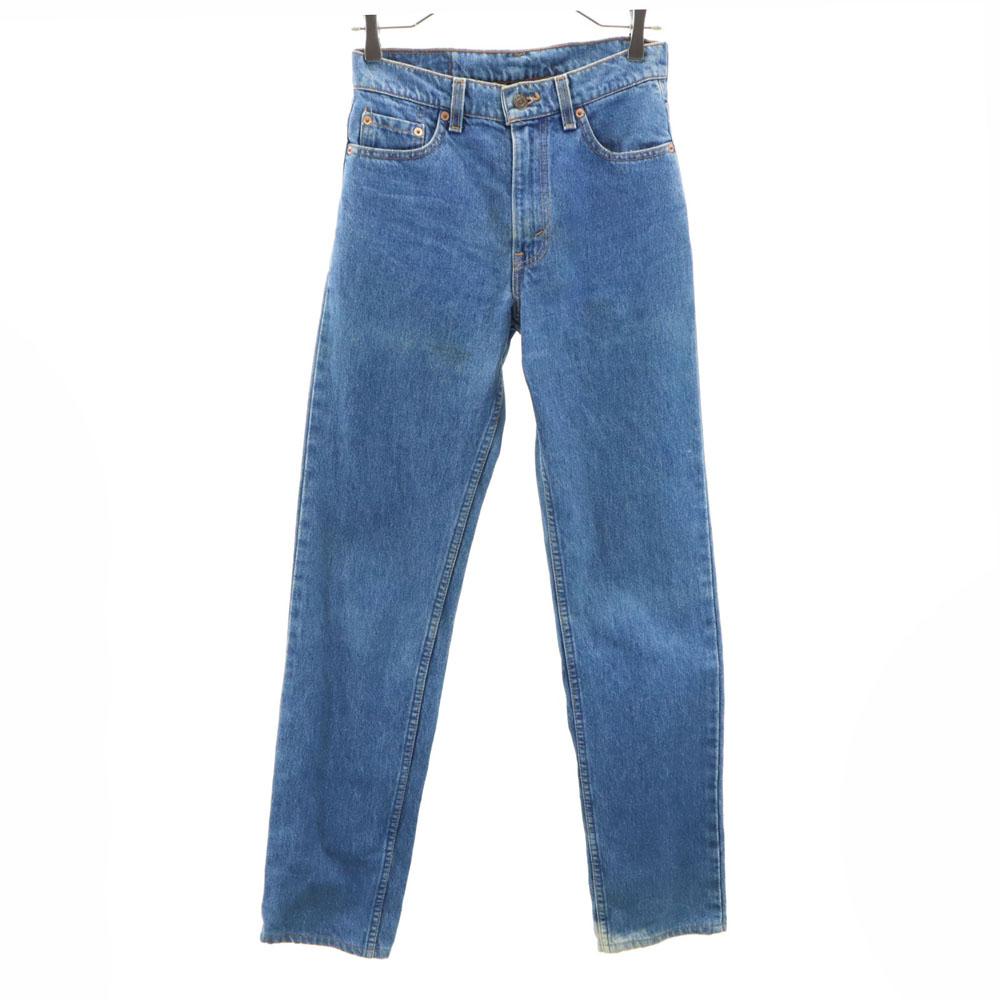 

Levi s 90s 510 Old USA Made Straight denim pants W28 blue Women Used